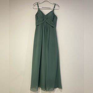 AZAZIE Eucalyptus Chiffon Bridesmaid Dress
